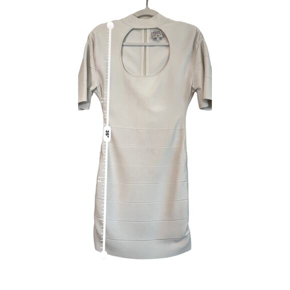 Herve Lenger Paris ivory ICON CUT OUT DRESS size small - Picture 5 of 13
